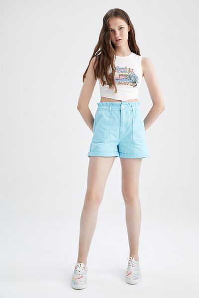DeFacto Coool Regular Fit 100% Cotton Shorts Y7876az22sm