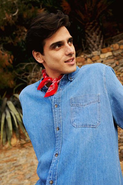 DeFacto Slim Fit Μακρυμάνικο πουκάμισο Jean Y8412az22au