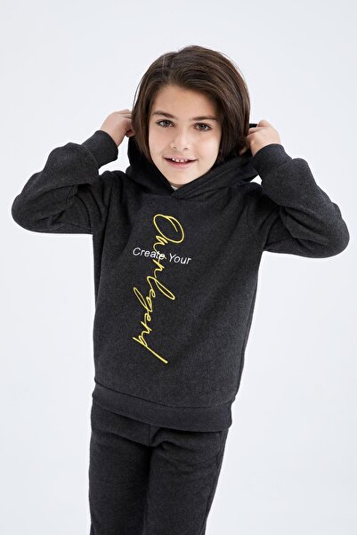 DeFacto Chlapecká mikina s kapucí – uvolněný střih