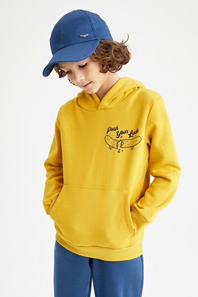 DeFacto Erkek Çocuk Kapüşonlu Sweatshirt