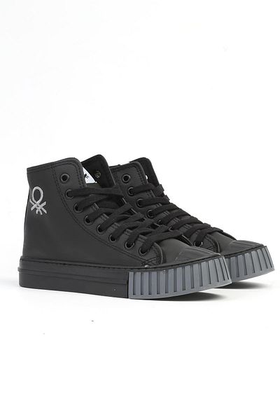 Benetton ® |   BN-30536 - 3114 Black Grey - Pantofi sport pentru femei