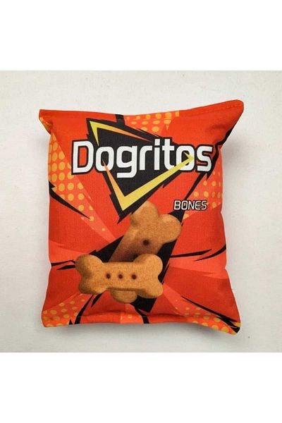 TİNEKE Crisps Durable Sound Dog Toy (Dogritos) 1 Piece
