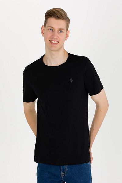 U.S. Polo Assn. US Polo Assn.- Men's Black Crew Neck T-shirt