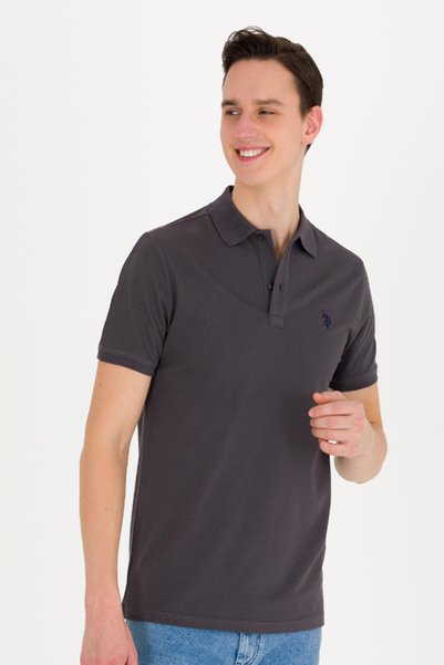 U.S. Polo Assn. Us Polo 1570718   Anthracite Polo Neck Men's T-Shirt