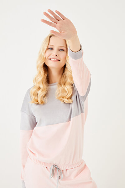 ENNA MODA Yumuşak Dokulu Kadın Pijama Takımı Loungewear Sleepwear Homewear