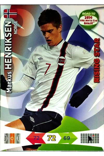 Panini MARKUS HENRIXEN RISING STAR ROAD TO BRASIL