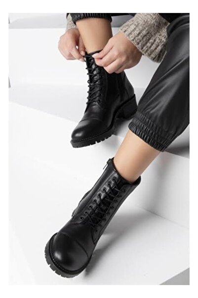 Ertaticaret Черевики зі шкіряною блискавкою