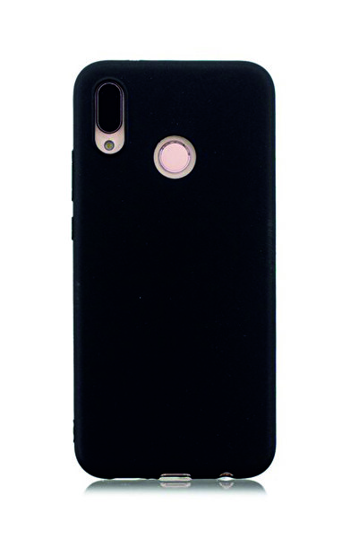 eonaks Huawei P Smart 2019 Kılıf Kamera Korumalı Silikon Rubber Arka Kapak