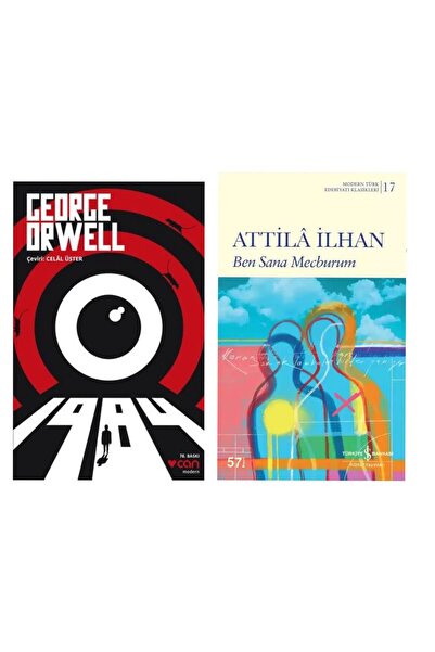Can Yayınları 1984 - George Orwell - Ben Sana Mecburum - Atilla İlhan