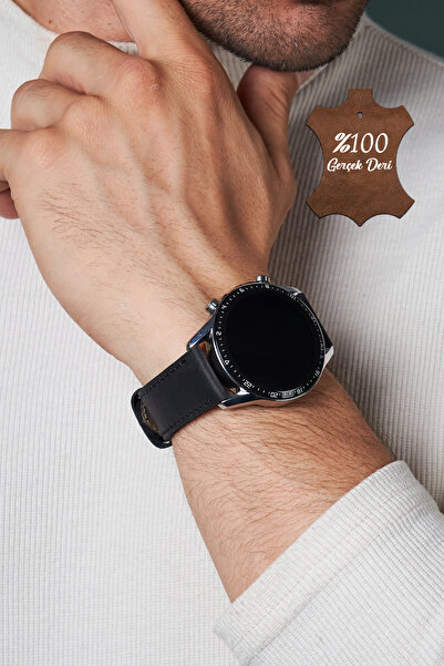 vagave Huawei Watch Uyumlu Deri Kordon Gt2 Gt2e Gt3 Gt3 Pro Gt4 Gt5 Ultimate Buds 46mm 22mm Saat Kayışı