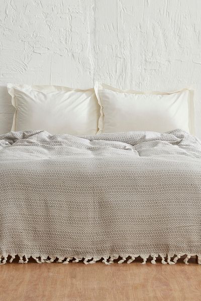 Karaca Home Levi Light Gray Double Pike
