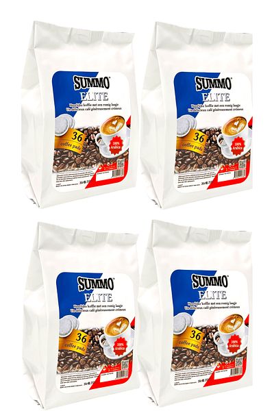 SUMMO Senseo Pod Elite Pod Brown 144pcs (4x36 Pod)