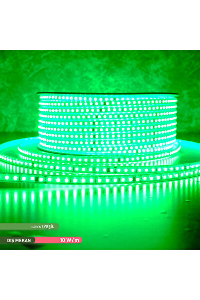 ACK 120 LED li Şerit LED Yeşil 220V 10W 100m