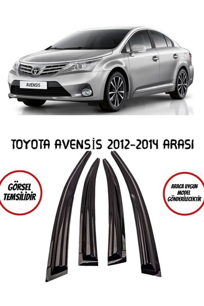 BALP Toyota Avensis Cam Rüzgarlığı 4lü 2012 Ve Üzeri