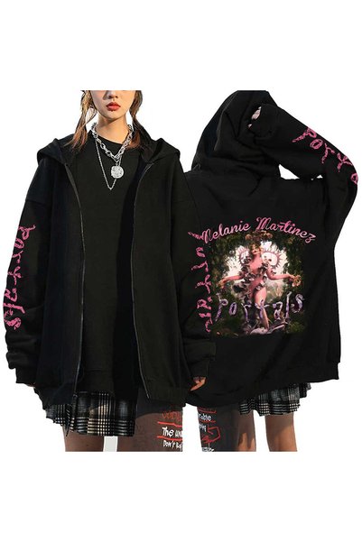 GALASHOP Melanie Martinez fermuarlı Hoodies Hip Hop model60
