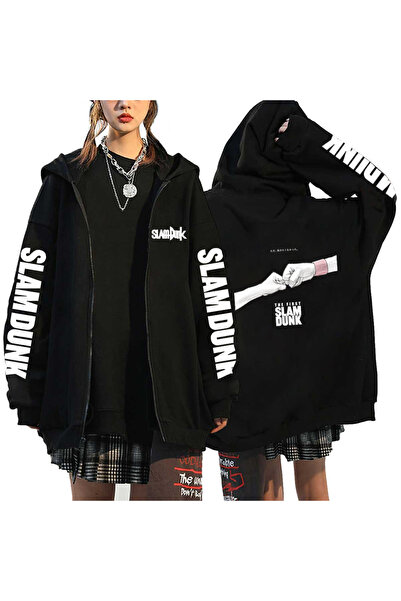 GALASHOP للجنسين أنيمي SLAM DUNK قلنسوة بسحاب موديل 71