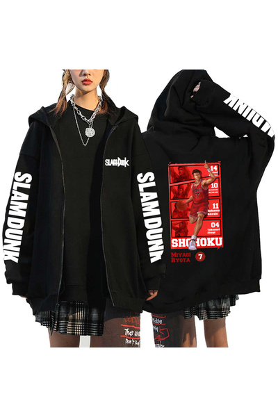 GALASHOP Unisex Anime SLAM DUNK Zip Hoodie mod68