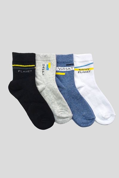 Ollero 4 Pairs of Children's Sock Socks for Four Seasons