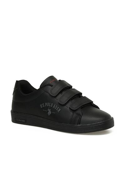 U.S. Polo Assn. SINGER BLACK UNISEX VECLE SNEAKER SPORTS SHOES