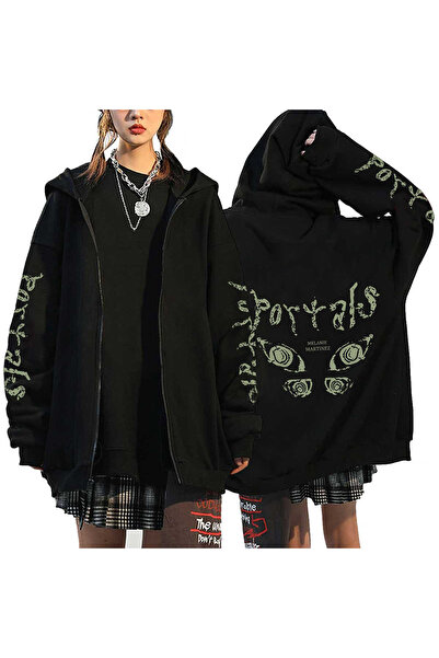 GALASHOP Melanie Martinez fermuarlı Hoodies Hip Hop model55
