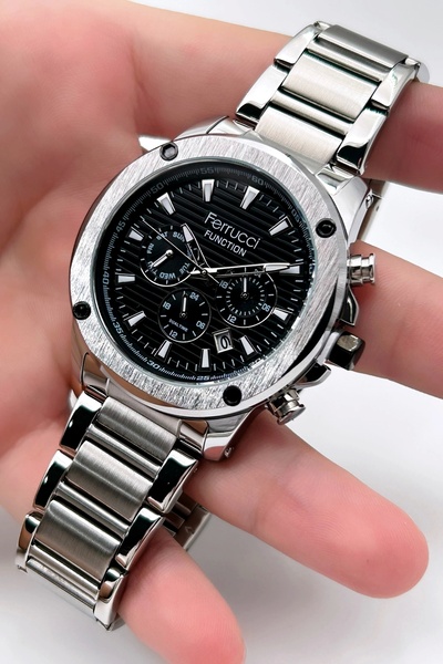 Ferrucci Function FCF03221FM.01 Çelik Kordon Erkek Kol Saati