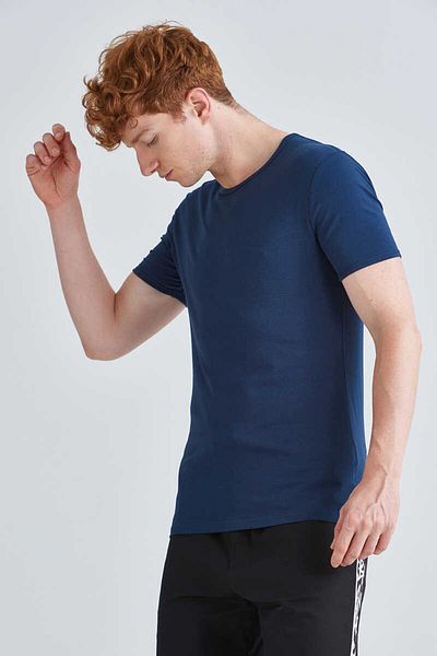 BIKKEMBERG Men's Crew Neck Undershirt