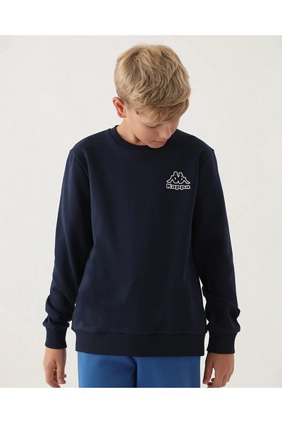 Kappa BOY BOY COTTON TWO THREAD LONG SLEEVE WAITER BOY SWEATSHIRT 331R6MW