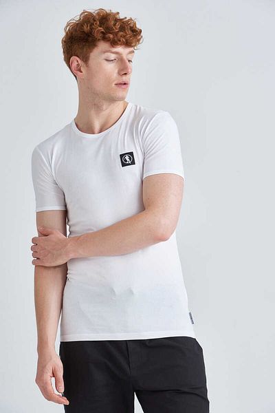 BIKKEMBERG Men's Crew Neck Undershirt