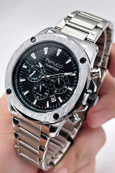 Ferrucci Function FCF03221FM.01 Steel Cord Men's Wrist Watch