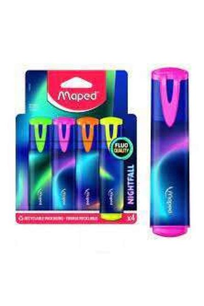 Maped Highlighter Nightfall 4 Colors N740700