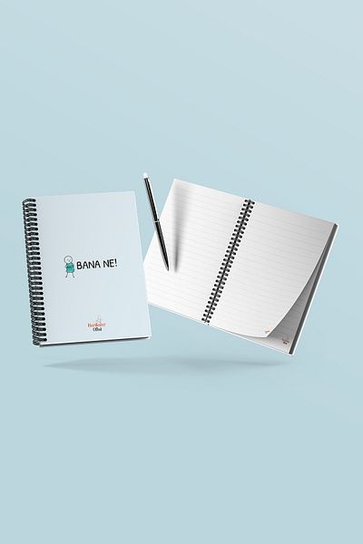 Harikalar Ofisi 14*19 دفتر ملاحظات مبطن بتصميم "What's Me
