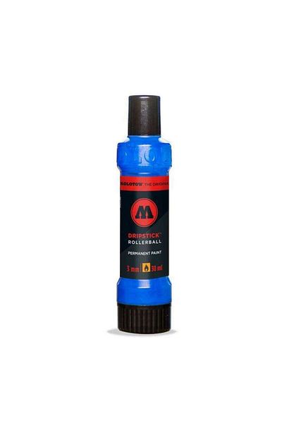 Molotow 862Ds Dripstick Permanent Paint Rollerball 3 mm Tip 30 ml Tulip Blue 862003