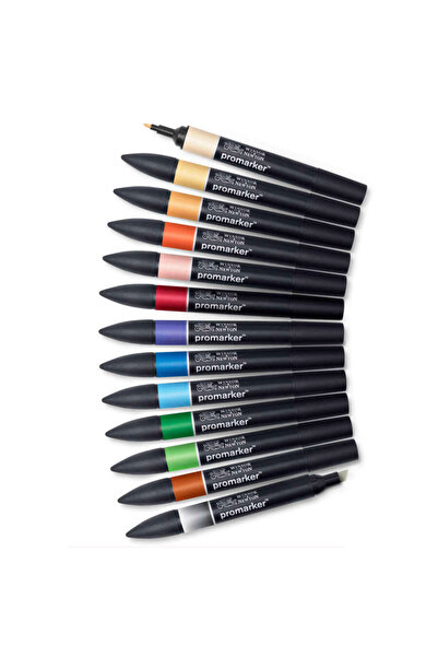 Winsor Newton Winsor & Newton Promarker - 12+1 Manga Patterned Set
