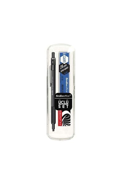 Scrikss Graph-x Tip Pen Set of 3 0.7 Black