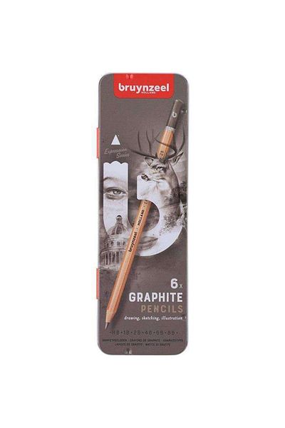 Bruynzeel Graphite Pencils Set of 6