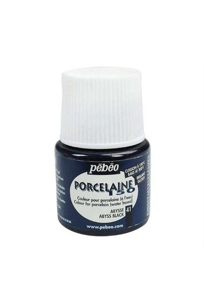Pebeo Porcelaine 150 Porselen Boyası 45 ml Abyss Black