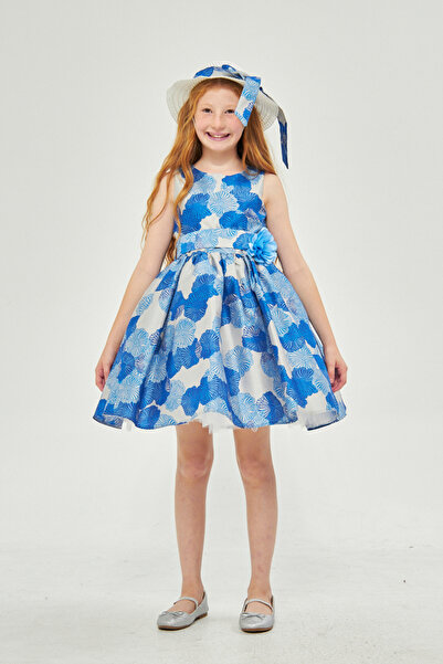 Jolanda FLUFFY SKIRT PATTERNED DRESS