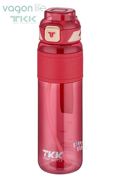Vagonlife TKK 1000 ML Dual Use Tritan Water Bottle with Straw/Comfortable Drinking Bpa Free with Carrying Strap FFTKK102