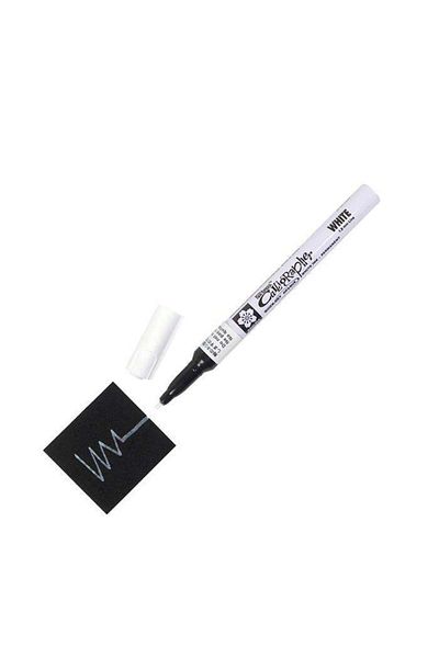 Sakura Pen Touch Calligraphy Pen 1.8 Mm White