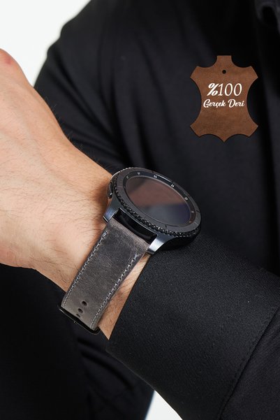 vagave Galaxy Watch 4 5 6 7 Fe 40 44 Classic 42 43 46 47 49 Mm Uyumlu Deri Ko...