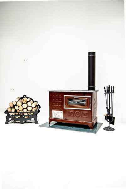 özçanci Özçancı Önden Havalı Kovalı Uyuyan Kuzine -kömür Sobası-odun Sobası K...