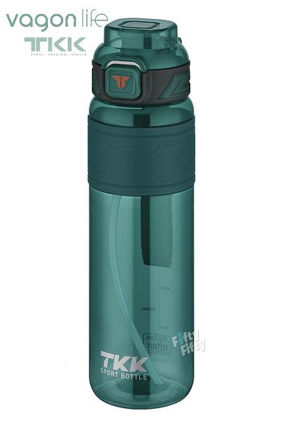 Vagonlife TKK 1000 ML Dual Use Tritan Water Bottle with Straw/Comfortable Drinking Bpa Free with Carrying Strap FFTKK102