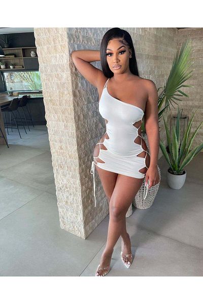 ZEKAS FASHION Rochie cu frânghie încrucișată
