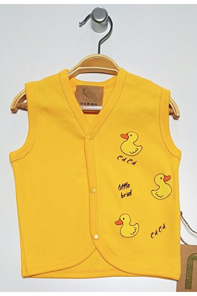 nc gift Cotton Mini Ducks Printed Snap Fasten Baby Combed Cotton Vest (9 Months to 3 Years Age Range)