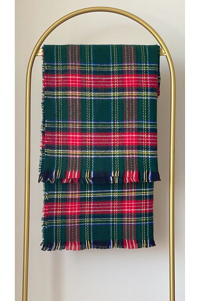TEK scarf shawl plaid soft texture