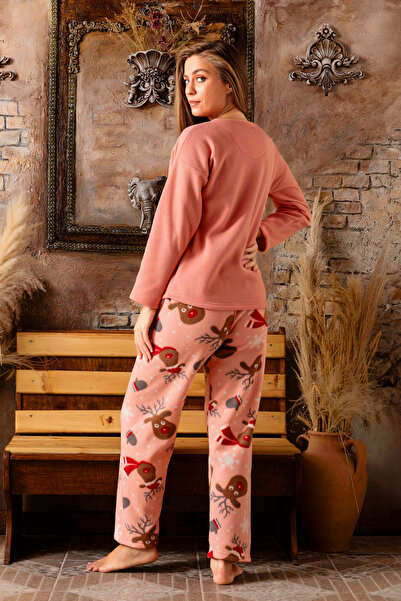 nisaNCa Set de pijamale din lână Welsoft de iarnă - pijamale de Anul Nou