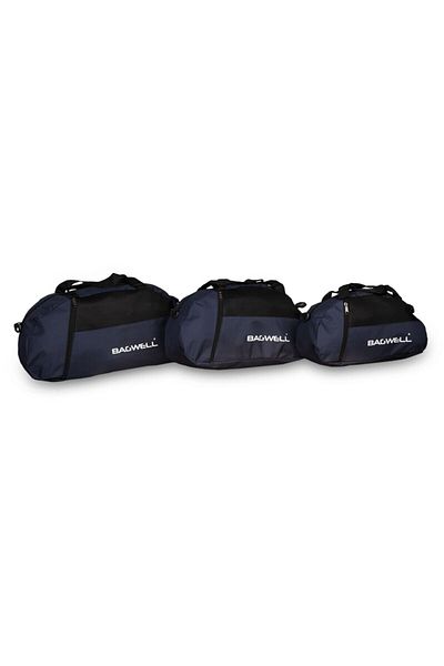BAGWELL Set de 3 geanți sport și călătorie bleumarin