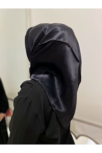 Aker İpek Monogram Jakar Eşarp