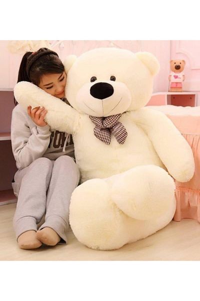 Sole 130 Cm Cute Plush Bear with Bow Tie - Special Gift for Lover Premium Plush Bear