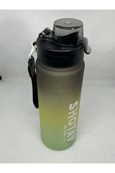 Shotay Cool Sport 950 ML Black-Green Flask ST-7217